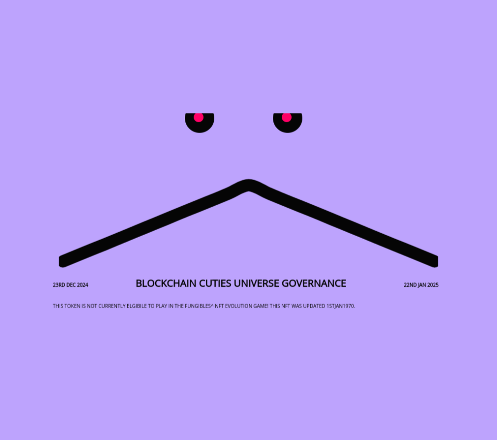 Blockchain Cuties Universe Governance